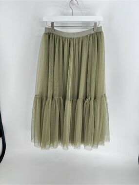 Jaded Gypsy Tulle Midi Skirt - Waist 28